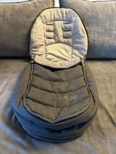 Image of Egg Pushchair Cosytoes Footmuff In Pewter Grey Dark Grey Fits All Models