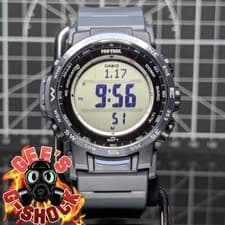 Image of Casio Pro-Trek PRW-35 Solar Multiband Triple Sensor Blue Climber Line PRW-35Y-2