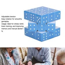 Image of Braille Speed Puzzle IQ Reasoning Game 3x3 Blind Speed Puzzle For Weak Vision