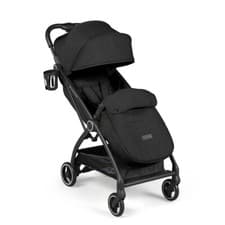 Image of Ickle Bubba Aries Max Autofold Stroller with Footmuff Black Light Compact fold