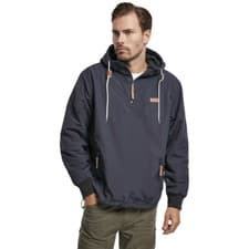 Image of Brandit Pull Over Windbreaker Wind Jacket Fleece Lining Transition Jacket