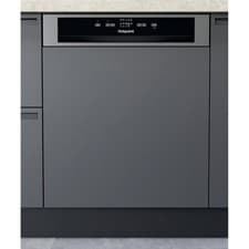 Image of Hotpoint Semi-Integrated Dishwasher - Silver, Inverter Motor H3BL626XUK