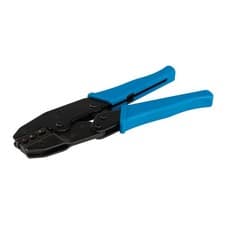 Image of Ratchet Crimping Tool 220mm Blue Hand Tool for Electrical Crimping & Cable