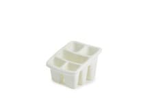 Image of Plastic Cutlery Drainer Kitchen Sink Plate Tray Organiser Storage Holder Tidy