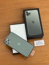 Image of NEW BOXED Apple iPhone 11 Pro Max 64GB Midnight Green 4G Unlocked 6.5” 100% BH