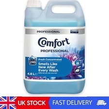 Image of Comfort Professional Fresh Concentrated Fabric Softener - 4.8L | Long-Lasting