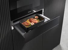 Image of Miele ESW 7010 14cm Built In Warming Drawer Obsidian Black