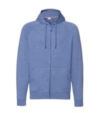 Image of 284M: Russell HD Zip Hooded Sweatshirt Size XL Blue