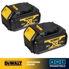 Image of 2 X Dewalt DCB182 18V XR li-ion Battery 4.0Ah, Brand New Genuine UK CE