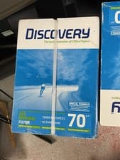 Image of 1 x BOX of Discovery A4 70gsm White Paper (Pack of 2500)
