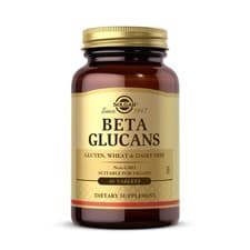 Image of Solgar Beta 1,3 Glucans Tablets - Pack of 60 - 60 count (Pack 1), Gold