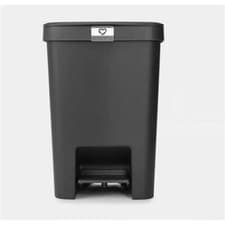Image of Brabantia Step Up Pedal Waste Bin - Dark Grey (4 Sizes Available)