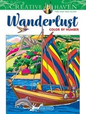 Image of Creative Haven Wanderlust Color by Number (Creative Haven Coloring Books) | 2023