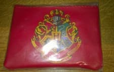 Image of Harry Potter Red Purse & Reusable Shopper Hogwarts & Quidditch Logo Brand New