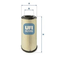 Image of Air filter Filter Insert 27.356.00 UFI for IVECO DAILY IV Bus MASSIF Single Cab
