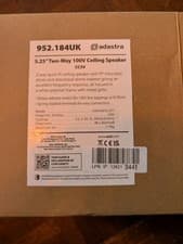 Image of Adastra 952.184UK 2 Way 100V Quick Fit Ceiling Speakers | White | Used