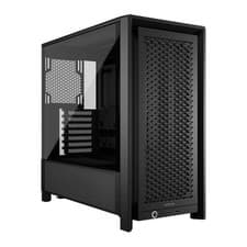 Image of Corsair FRAME 4000D, Black, Mid Tower, Tempered Glass, Reverse Connection Ready,