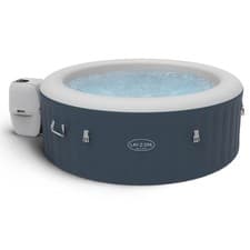 Image of Lay-Z-Spa New York AirJet Hot Tub, 6 Person Energy Saving Spa, Green