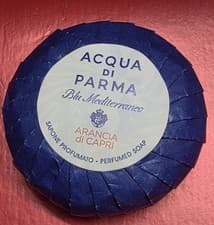 Image of ACQUA DI PARMA BLU MEDITERRANEO ARANCIA DI CAPRI PERFUMED SOAP ~ 50G ~ NEW!