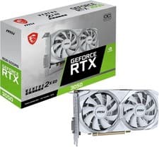Image of MSI GeForce RTX 3050 VENTUS 2X XS White OC 8GB Graphics Card GDDR6