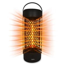 Image of Portable Electric Patio Tower Heater, 1200W, Igenix IG9650 **Damaged Box**