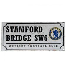 Image of Chelsea FC Street Sign Retro