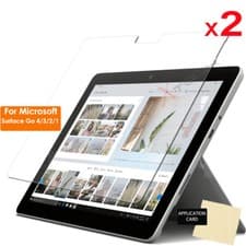 Image of 2x CLEAR LCD Screen Protector Guard Cover for Microsoft Surface Go 1 2 3 4