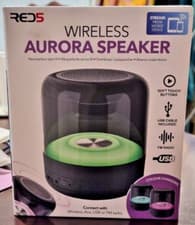 Image of Wireless Aurora Speaker Colour Changing RED5