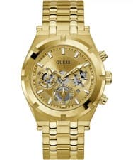 Image of Guess GW0260G4 Men Continental Gold Tone Watch