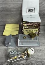 Image of Union J1022 SE PL Night Latch Door Lock With Cylinder RIM & 2 Key