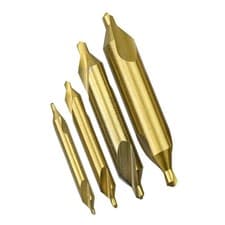 Image of Type A M35 HSS Combined Center Drills High Drill Machine Cutting Tools