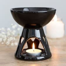 Image of Black Deep Bowl Oil Burner