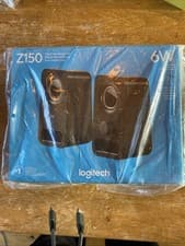 Image of Logitech Z150 Stereo Speakers - Midnight Black 6W Brand New & Sealed