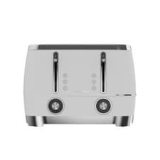 Image of Beko Cosmopolis White and Chrome 4 Slice Toaster