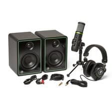 Image of Mackie Creator Bundle Microphone, Monitor Speakers, Headphones Content Creation