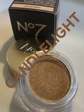 Image of No7 Pro Artist Gilded Glimmer Cream Eyeshadow Shade Candlelight