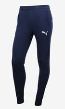 Image of Puma Men Team Goal 23 L/S Pants Sweats Navy Training Jogger Casual Pant 65658206