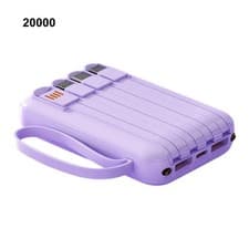 Image of 10000mAh Compact Portable Power Bank 20000mAh fast Charging With 4 in1 Charging