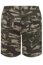 Image of BadRhino Mens Big and Tall KAM Camo Cargo Shorts