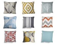 Image of Geometric Cushion Covers, Floral, Chevron, Grey Blue Pink Green Pattern Prints