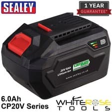 Image of Sealey Battery Power Tool 20V 6Ah Lithium-ion for CP20V Series Cordless Tools