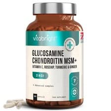 Image of Glucosamine and Chondroitin - 180 Capsules - High Strength Sulphate MSM Complex