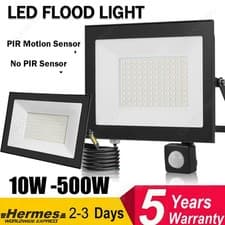 Image of 10W-500W Watt LED Floodlight Security Outdoor Garden Lights With PIR Sensor Lamp