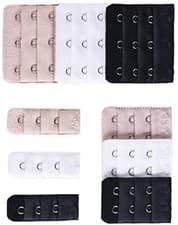 Image of 3ROW 1,2,3 Hook Bra Extender Extension Bra Strap Strapless Underwear Maternity