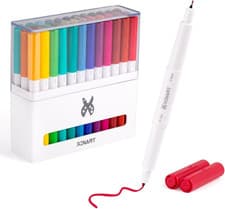 Image of Dual Tip Pens for Cricut Maker 3/Explore Air 2/Air, Dual Tip Marker Pens Set of