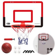 Image of Wall Mounted Mini Basketball Hoop Indoor Small Basketball Hoop for Kids Adults