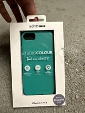 Image of tech21 Studio Colour Protection Case for iPhone SE (2020 & 2022) / 7 / 8 - Teal