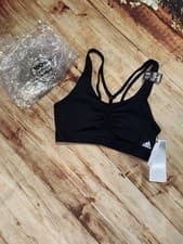 Image of Adidas Studio Sports Bra – Black | Medium Support | XS D-DD | New with Tags