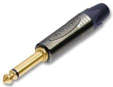 Image of NEUTRIK - Jack Plug, 6.35mm, Mono, Straight, Black