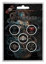 Image of Meshuggah Badge Pack Vilent Sleep of Reason Band Logo Official 5 x Pin Button